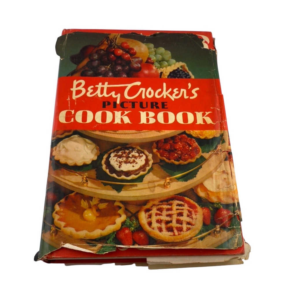 Vintage Betty Crocker‎ Picture Cook Book 1950 1st Ed 7th Print HC Dust Jacket